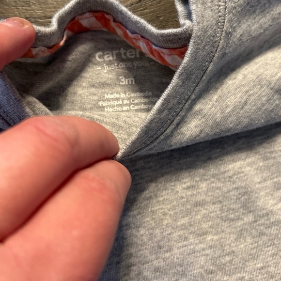 Carter’s two piece t shirt and shorts outfit 3M infant baby - Picture 3 of 5